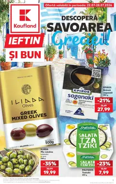 Ofertele Kaufland valabile de la 22.07.2026