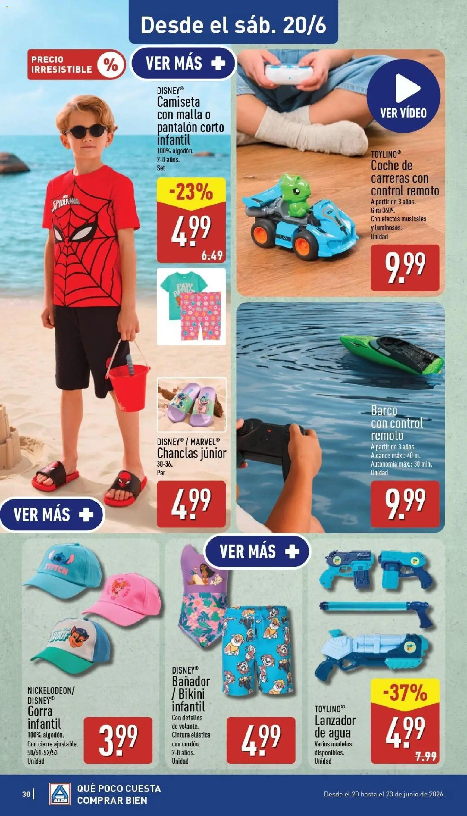 Aldi folleto Canarias │ válido desde el 15.06.2026 | Página: 30 | Productos: Video, Pantalón corto