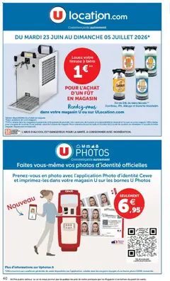 Super U - Prévisualisation de Super U catalogue valide à partir de 23/06/2026 | Page: 40