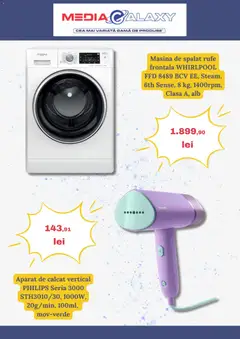 Ofertele Media Galaxy valabile de la 21.05.2026 | Pagină: 4 | Produse: Enginar, Aparat de călcat, Mașină De Spălat