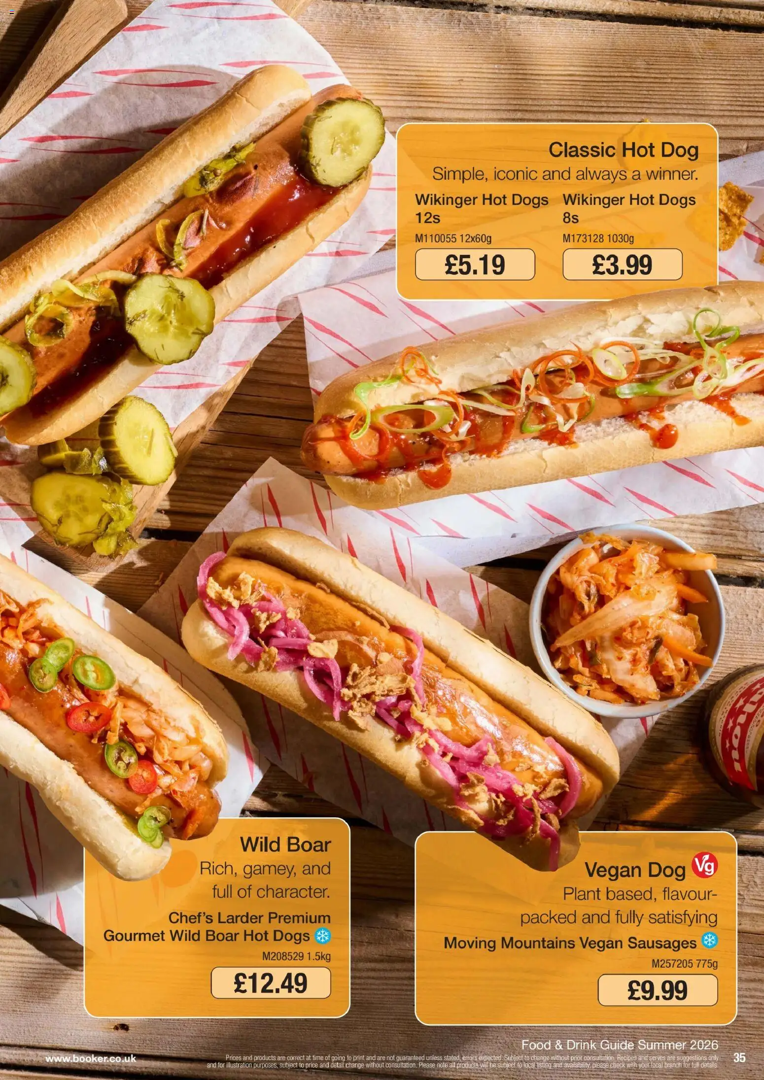 {H1} | Page: 35 | Products: Sausages, Hot dog