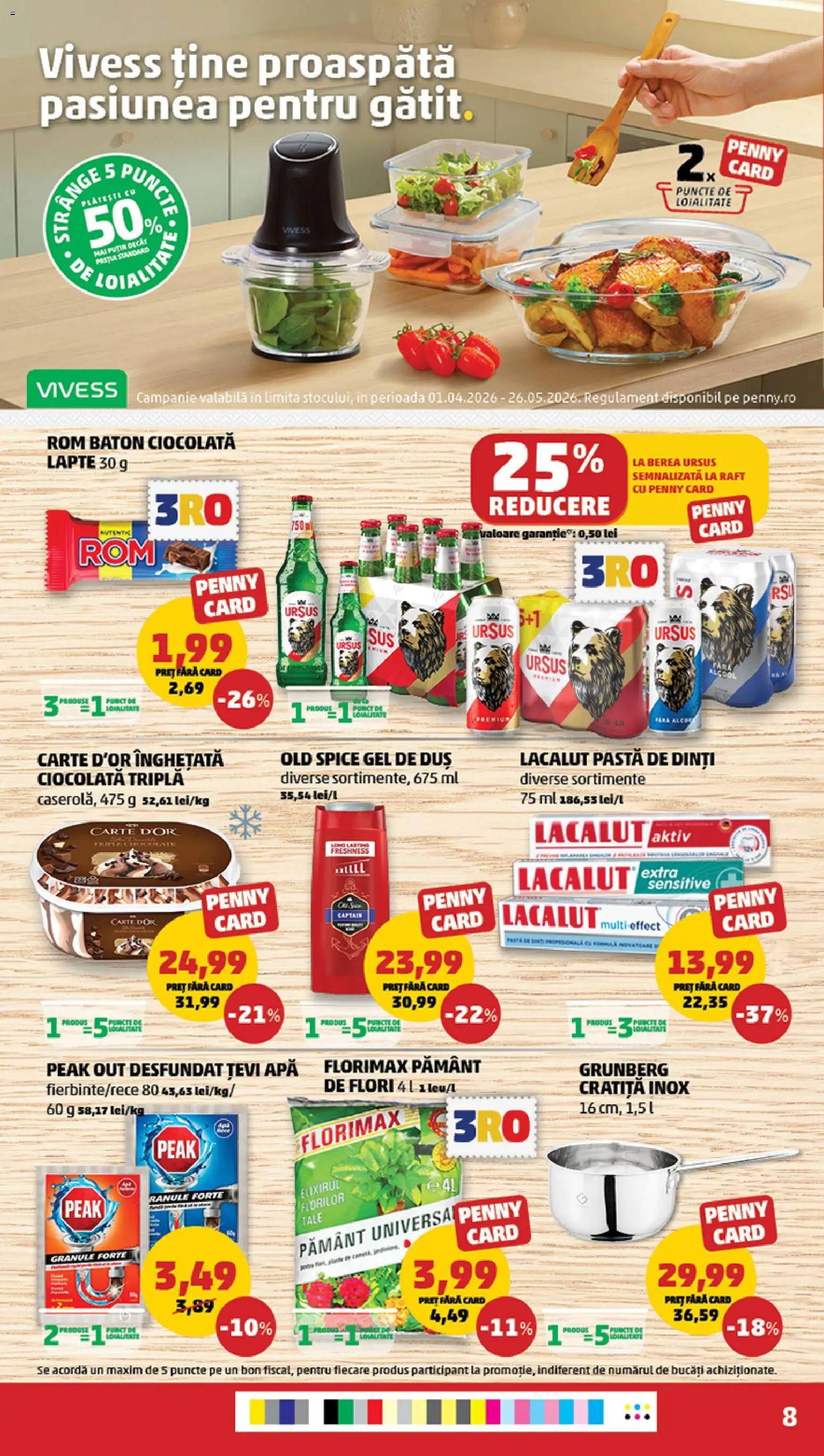 Noul catalog PENNY – valabil de la 20.05.2026 | Pagină: 8 | Produse: Kısırlaştırılmış Kedi Maması, Cratiță, Raft, Gel de duș