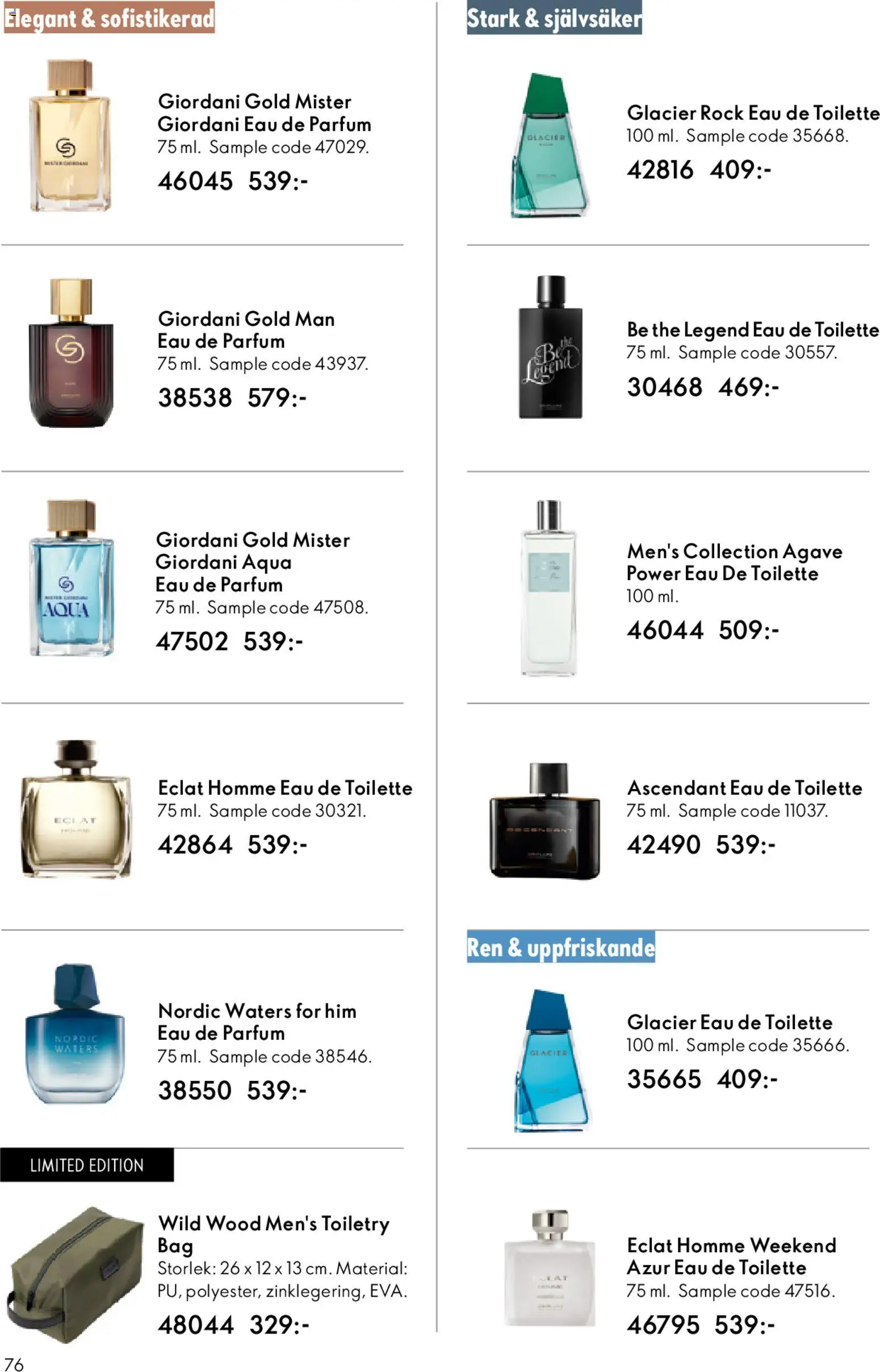 Oriflame reklamblad aktuell från 01.04.2026 | Sida: 76 | Produkter: Eau de toilette, Rock