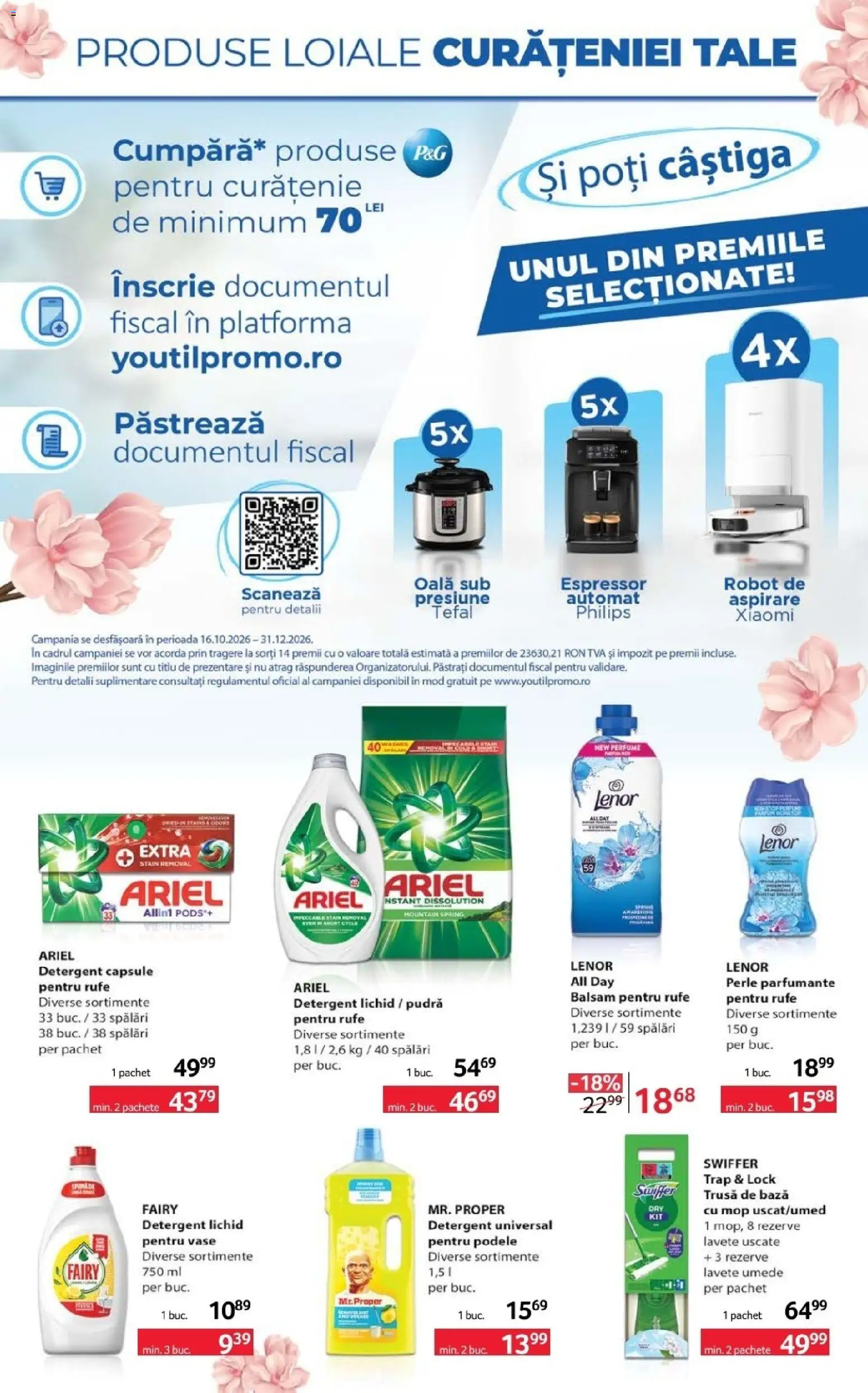 Noul catalog Selgros – valabil de la 30.10.2026 | Pagină: 14 | Produse: Espressor, Robot, Pudră, Swiffer