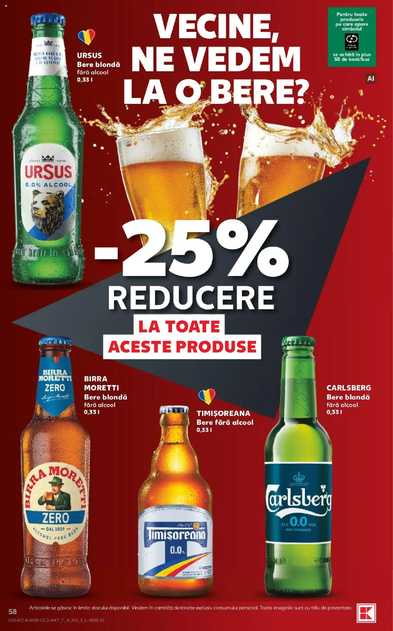 Kaufland RO akciós ujság - amely érvényes a következő dátumtól: 2026.09.16. | Oldal: 58