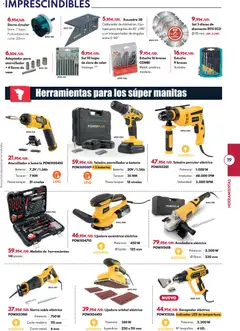 Vista previa BricoCentro - Folleto Vuelta al Cole válido desde el 24/08/2026 | Página: 19 | Productos: Taladro percutor, Adaptador, Combi, Batería
