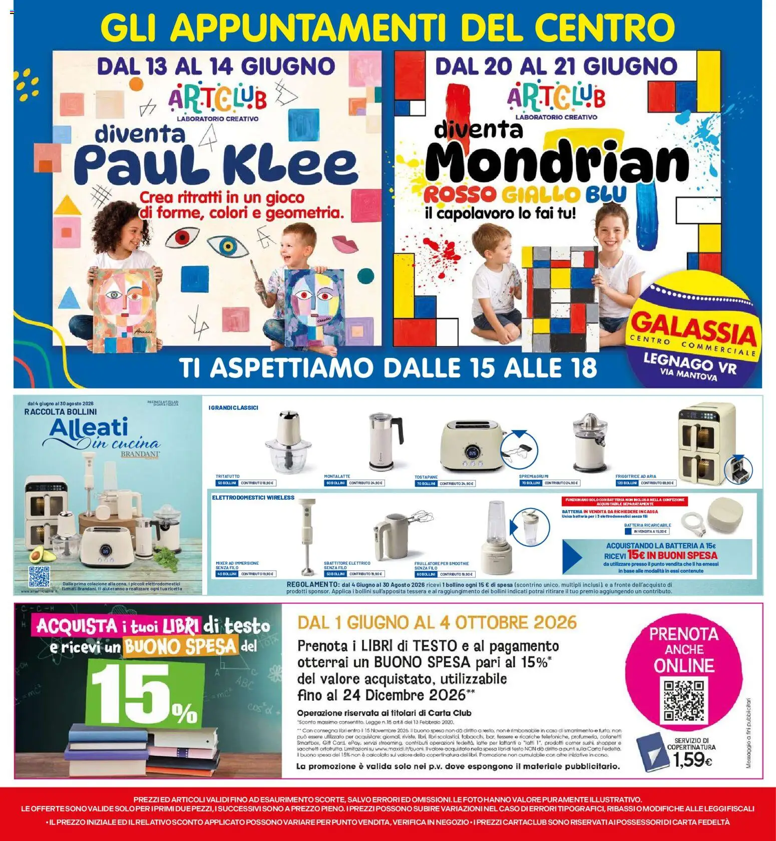 Volantino Galassia del 11/06/2026 | Pagina: 28 | Prodotti: Friggitrice ad aria, Mixer, Spremiagrumi, Tostapane