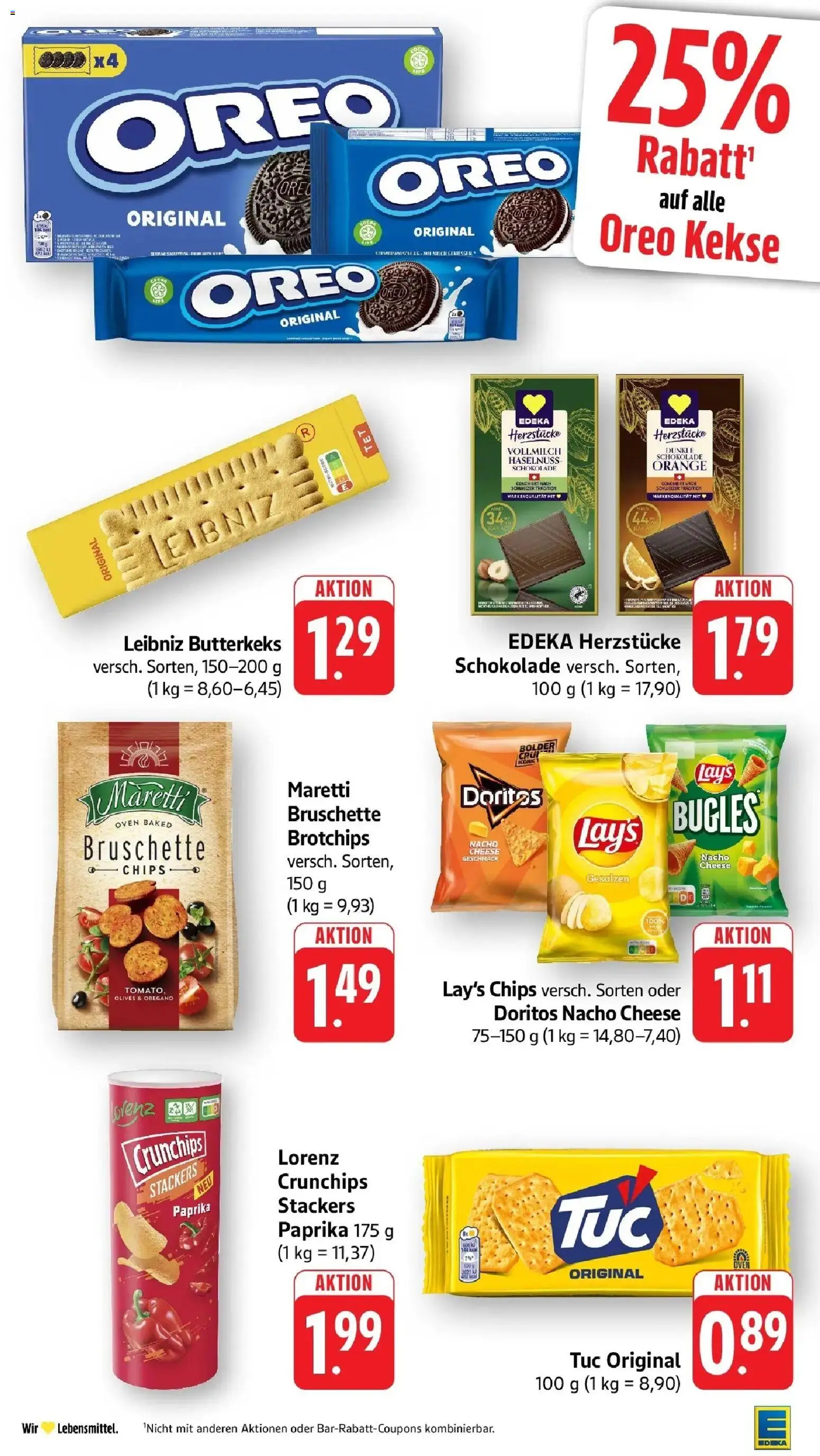 E center - E center: Wochenangebote – gültig ab 28.06.2026 | Seite: 29 | Produkte: Paprika, Lorenz crunchips, Chips, Kekse