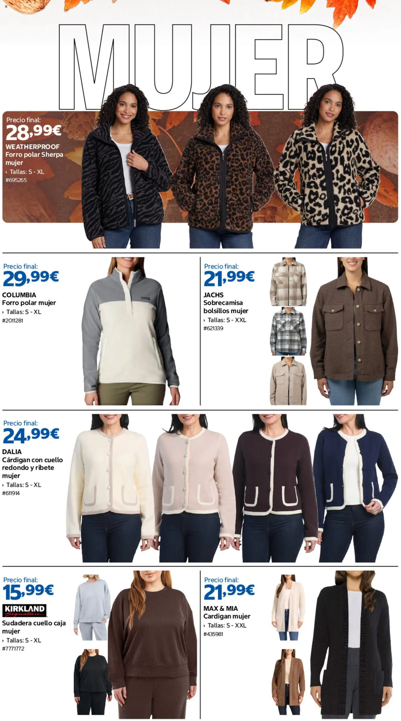 Costco catálogo Otoňo │ válido desde el 14/09/2026 | Página: 2 | Productos: Sudadera, Caja