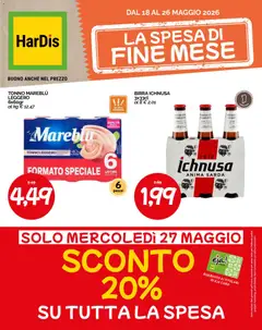 Anteprima del volantino HarDis volantino valido a partire dal 18.05.2026