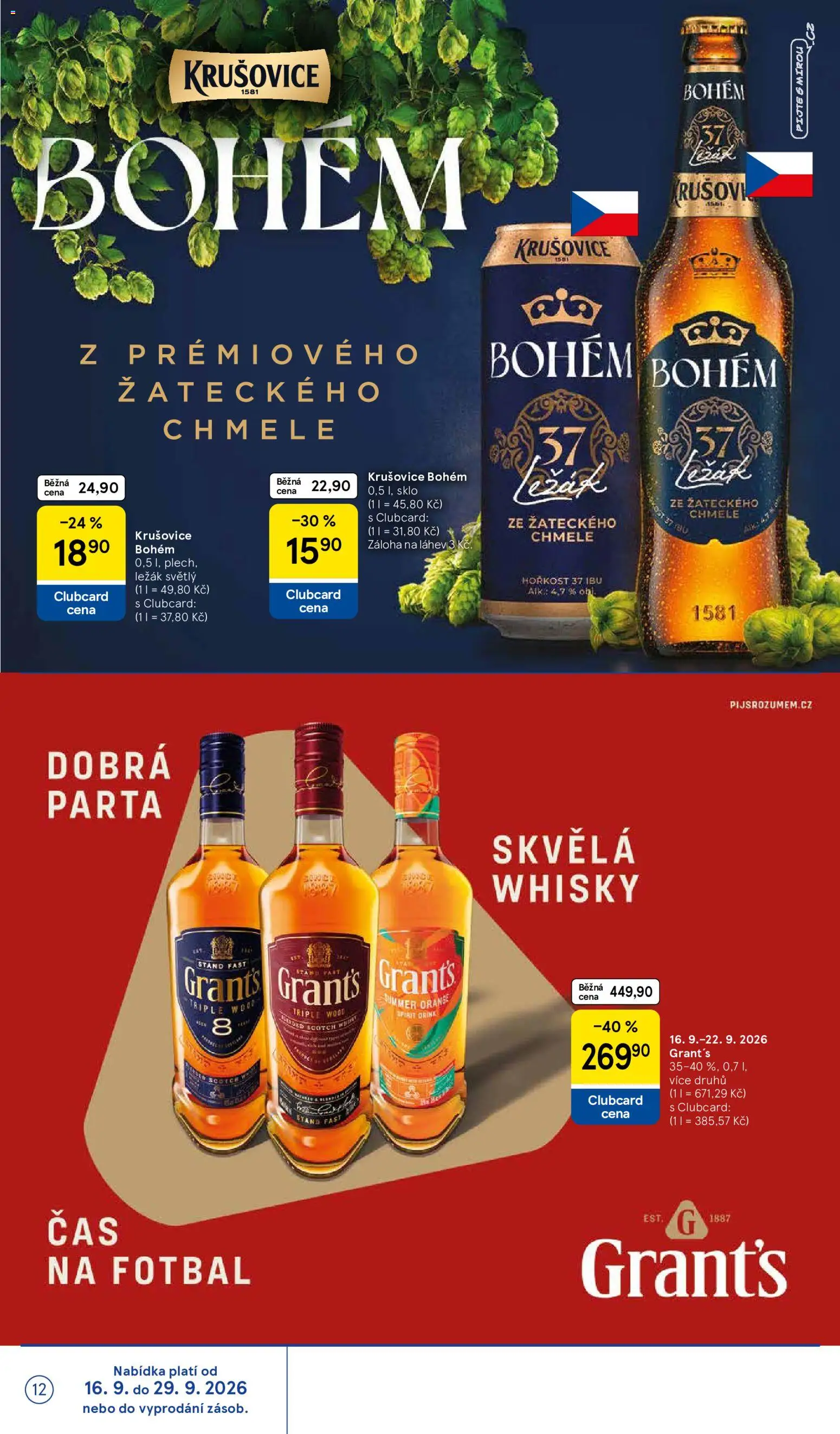 Tesco leták - Hypermarket od 16.09.2026 | Strana: 12