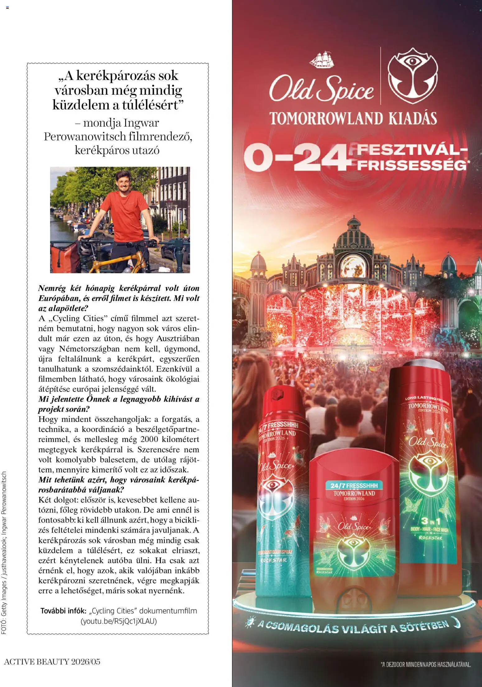 DM Drogerie Markt akciós ujság - amely érvényes a következő dátumtól: 21.05.2026 | Oldal: 91 | Termékek: Old spice, Body, Dezodor, Bicikli