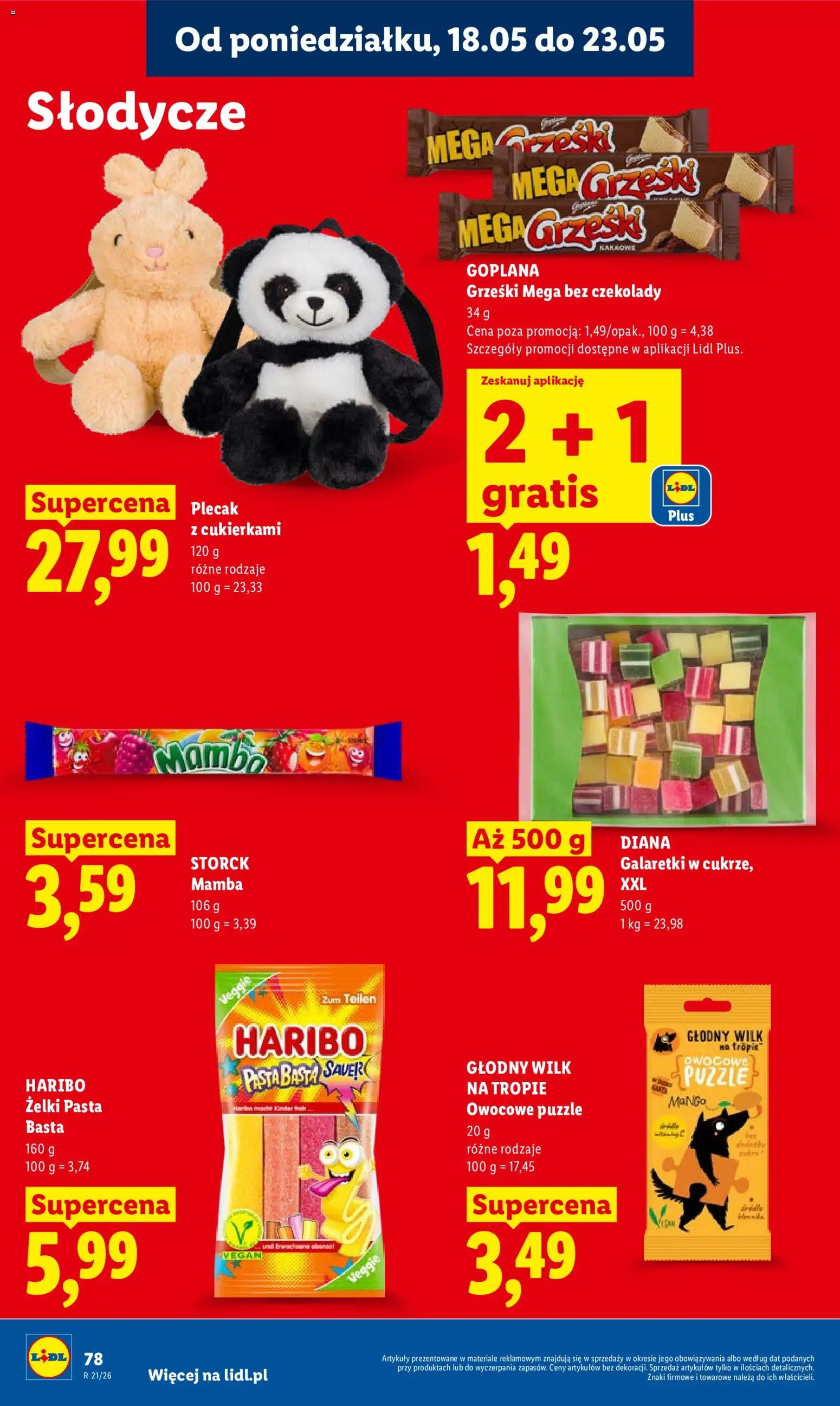 Lidl Polsko leták od 18.05.2026 | Strana: 82 | Produkty: Veggie, Vegan, Mango, Kinder
