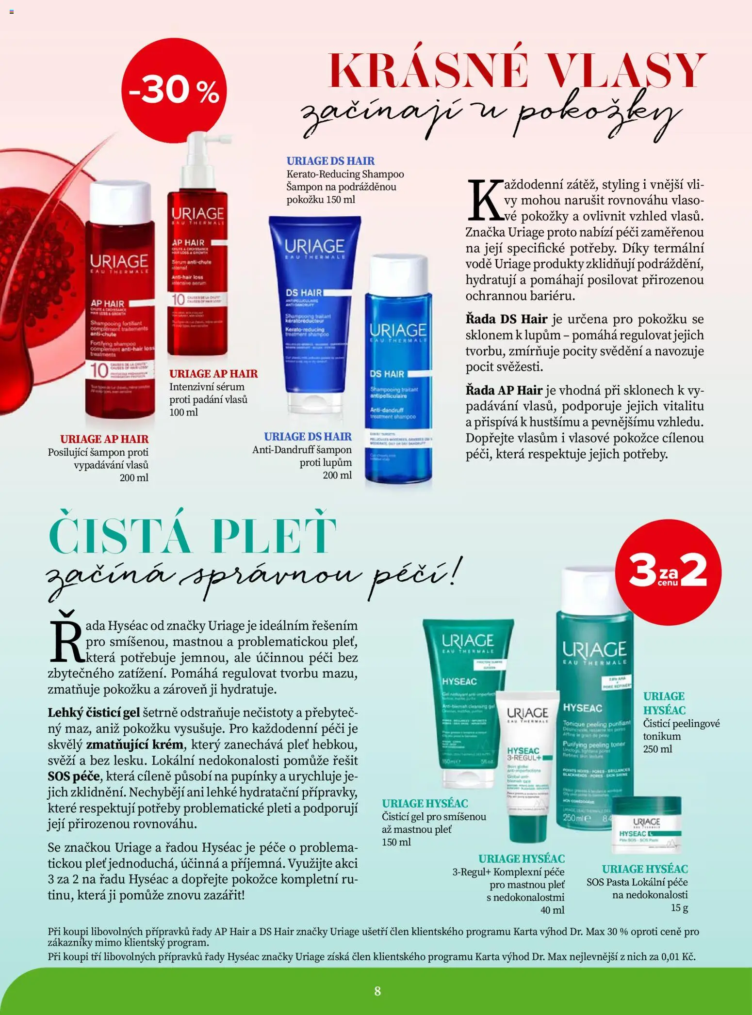 Dr. Max magazín od 01.09.2026 | Strana: 8 | Produkty: Sérum, Toner, Šampon, Peeling
