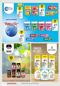 Pré-visualização NUMA SELEÇÃO DE DOCES/GELEIAS DA MARCA PONTO DA BISA, Selecção de doces e geleias da marca Ponto da Bisa válido de 21.04.2026 | Página: 16 | Produtos: Farinha de trigo, Doces
