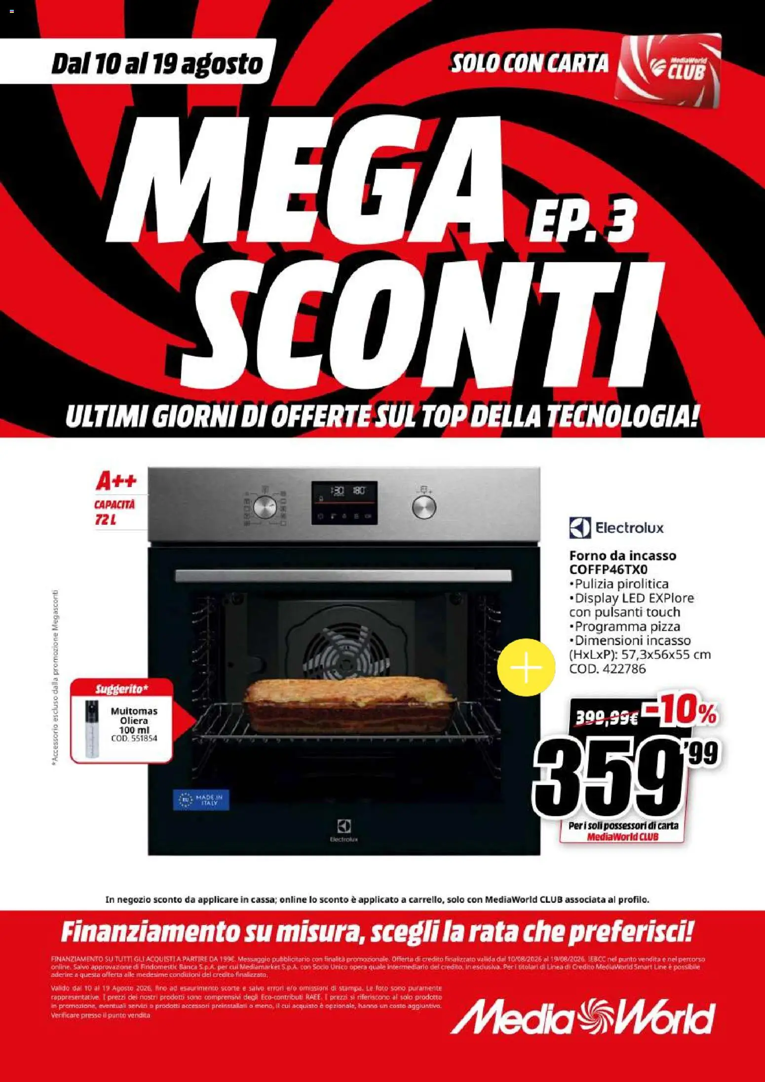 Volantino Media World del 10/08/2026 | Pagina: 43