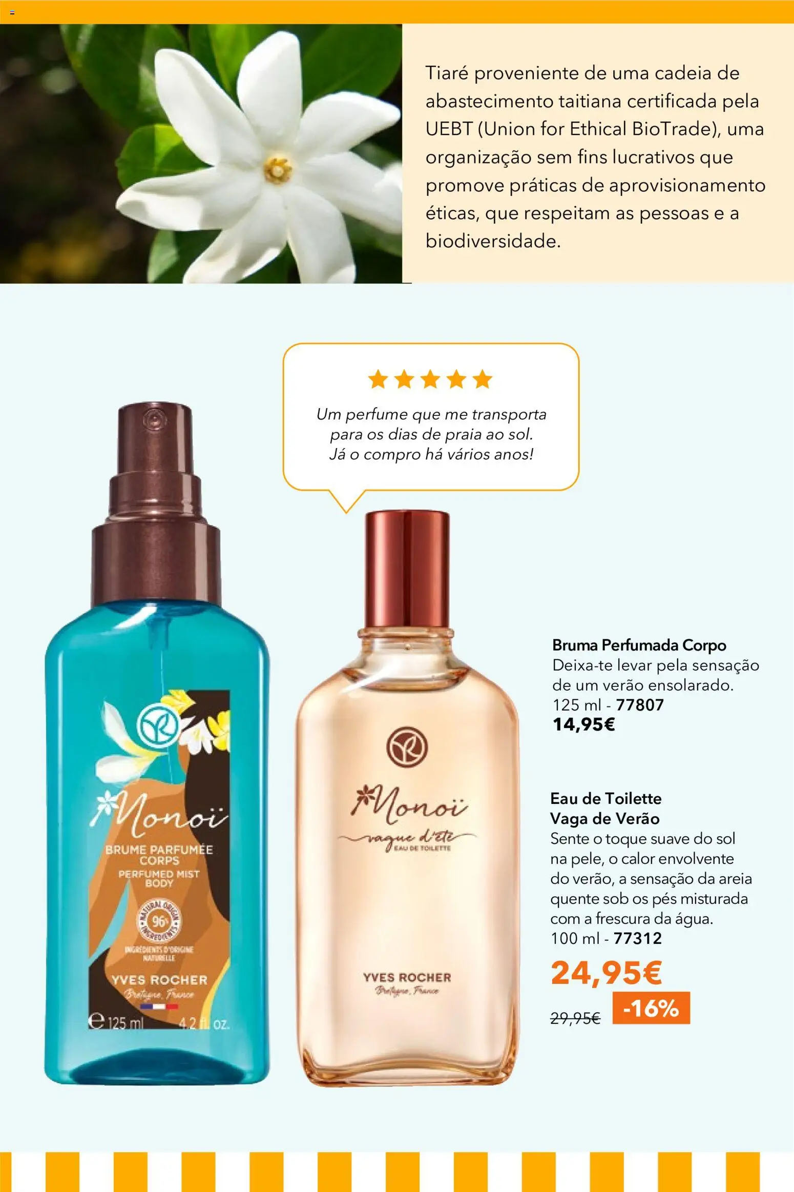 Yves Rocher catálogo 8 │ válido de 03.06.2026 | Página: 6 | Produtos: Areia, Perfume, Eau de toilette