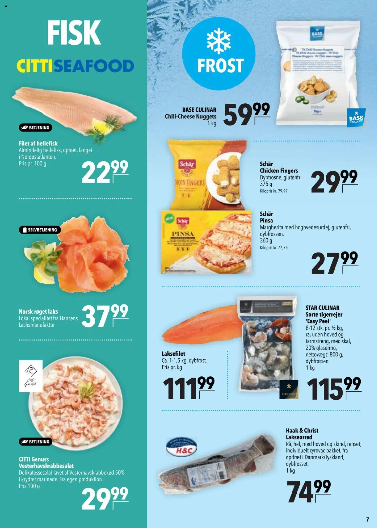 CITTI tilbudsavis – gyldig fra 25/03/2026 | Side: 7 | Produkter: Fisk, Nuggets, Laks