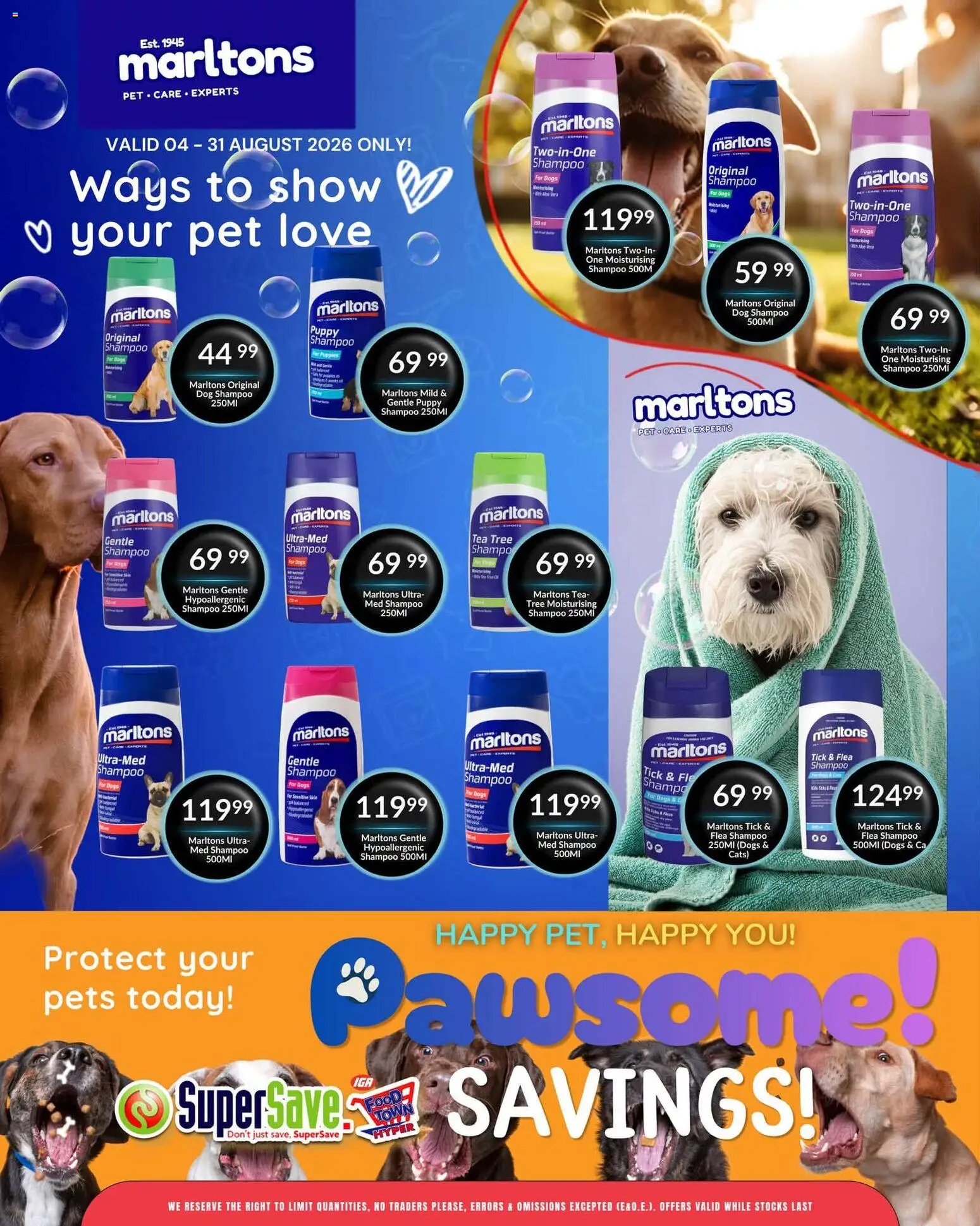 New Super Save catalogue – valid from 04/08/2026 | Page: 18 | Products: Tea, Shampoo