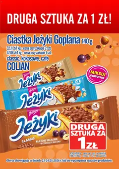 Pogląd oferty "Prim Market promocja - Ciastka Jeżyki" - ważna od 22.05.2026