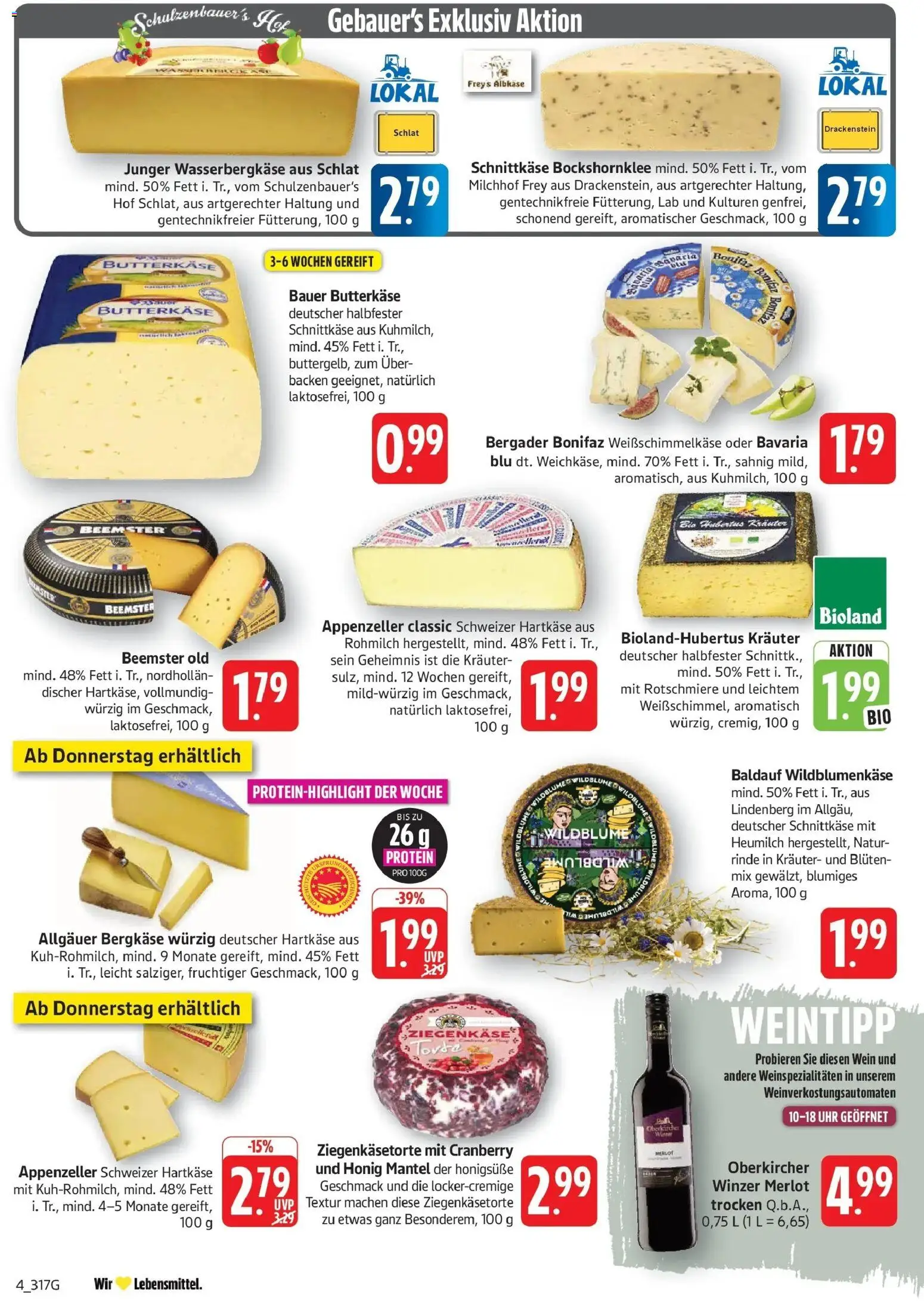 Edeka Prospekt Filderstadt-Bonlanden (ab 21.09.2026) » Angebote Online | Seite: 4 | Produkte: Merlot, Mantel, Wein, Uhr