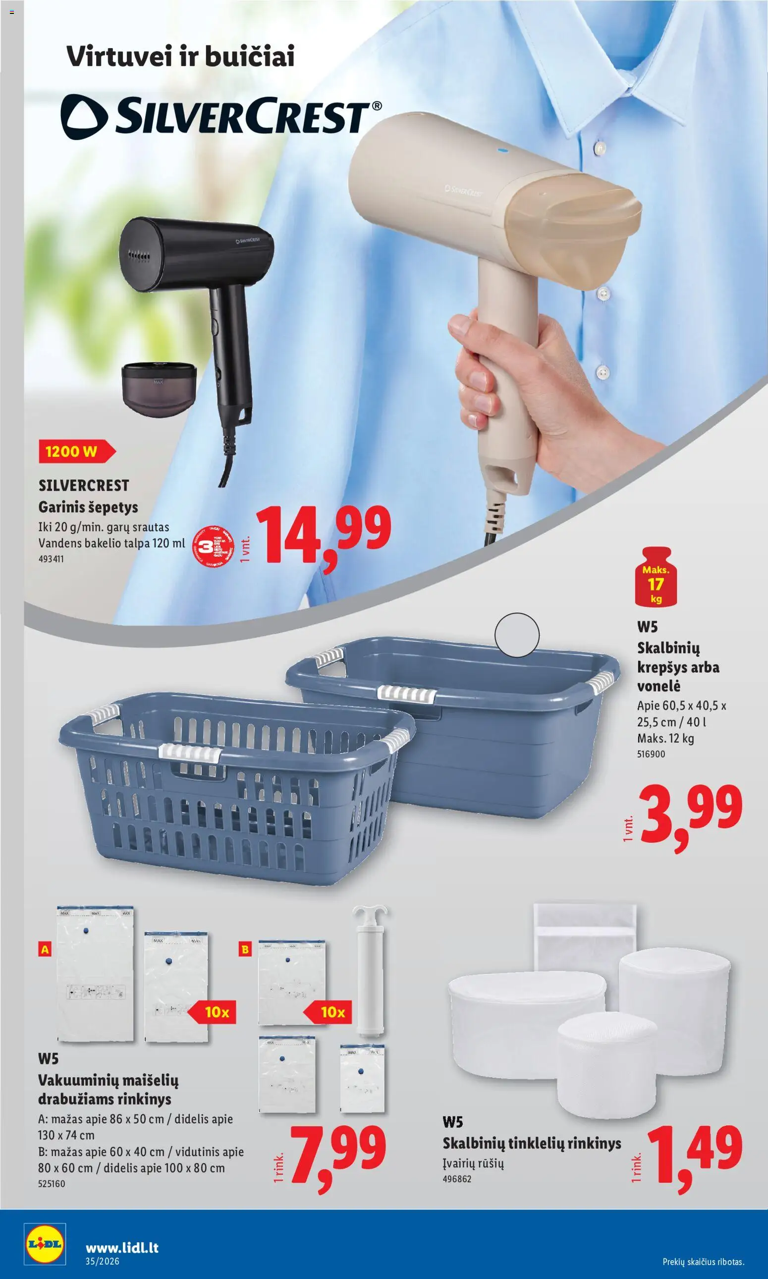 LIDL akcijos nuo 2026.08.24 | Puslapis: 6 | Prekių: Krepšys