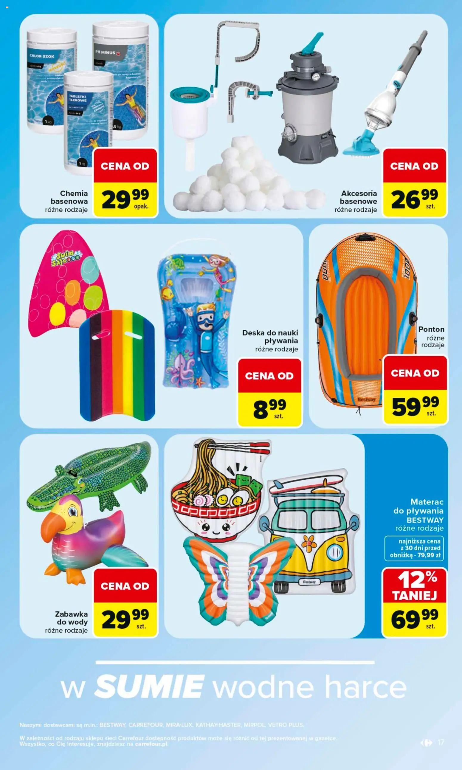 Carrefour gazetka - W sumie same okazje od 08.06.2026 | Strona: 17 | Produkty: Materac