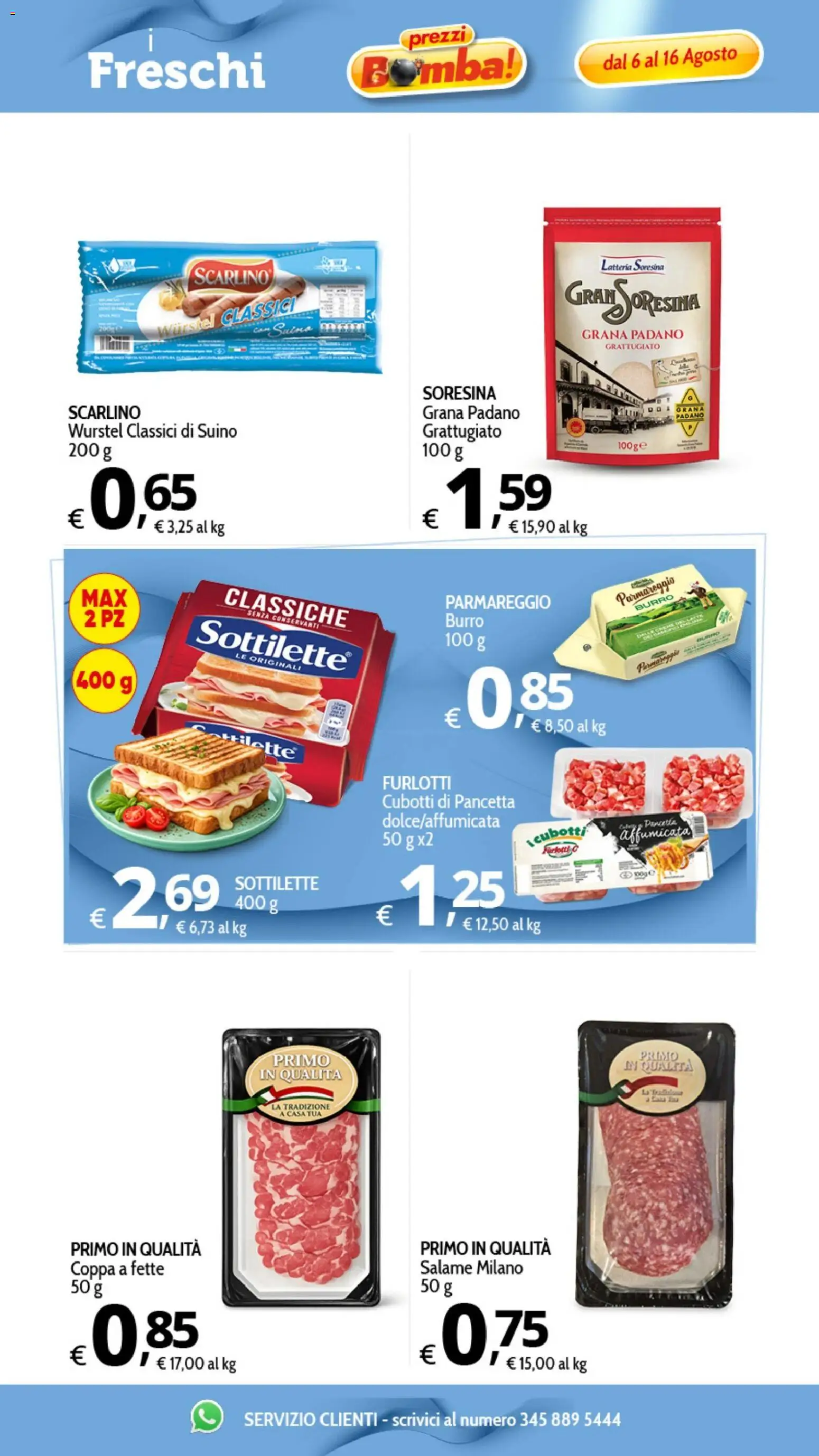 Volantino Primo Prezzo del 06/08/2026 | Pagina: 27