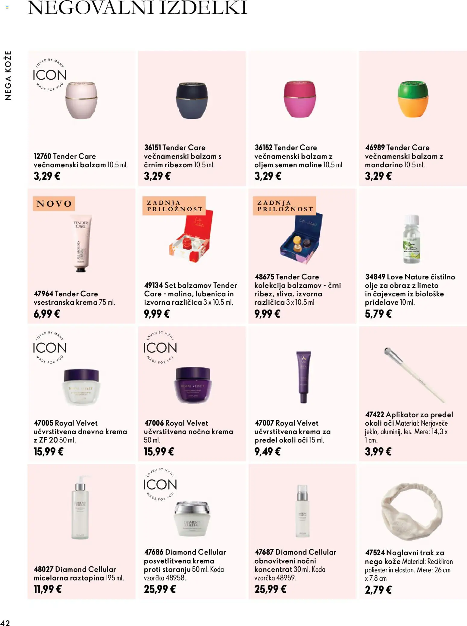 Novi Oriflame katalog ponudbe – veljaven od 07.10.2026 | Stran: 42 | Izdelki: Lubenica, Krema, Olje, Maline