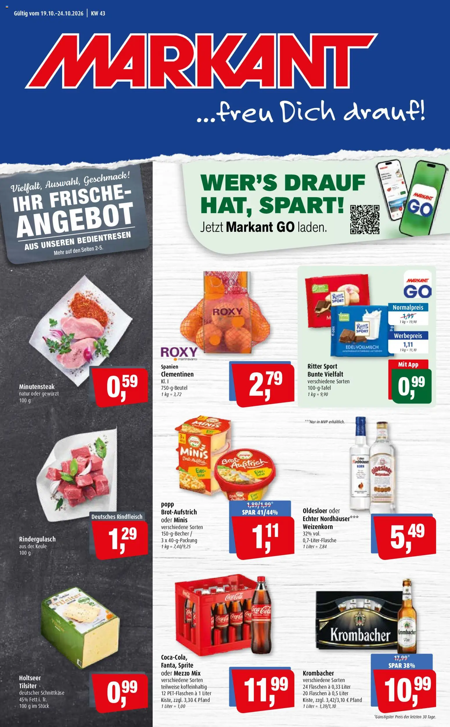 Markant Montag, 19. Oktober