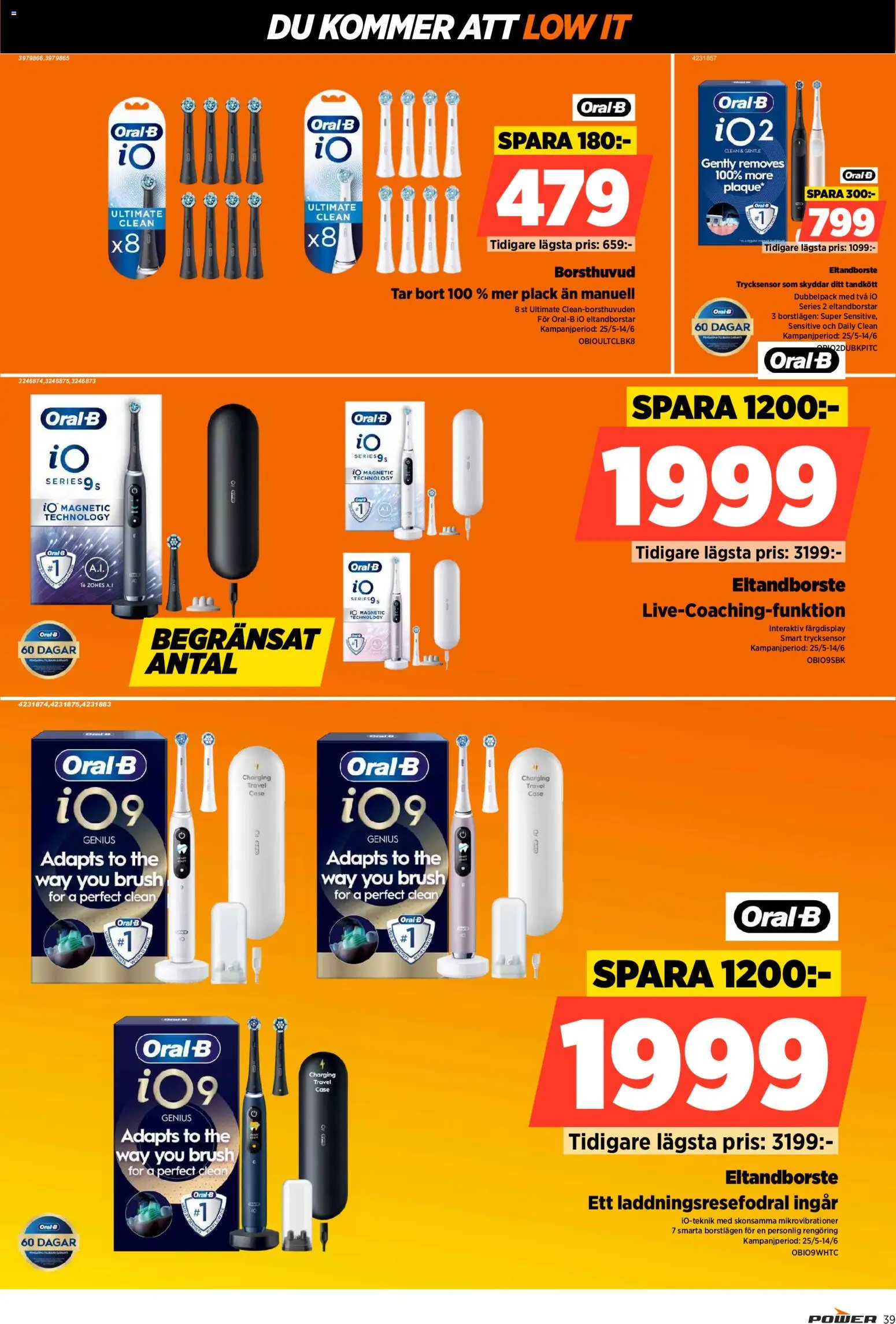 Power reklamblad aktuell från 01.06.2026 | Sida: 39 | Produkter: Eltandborste