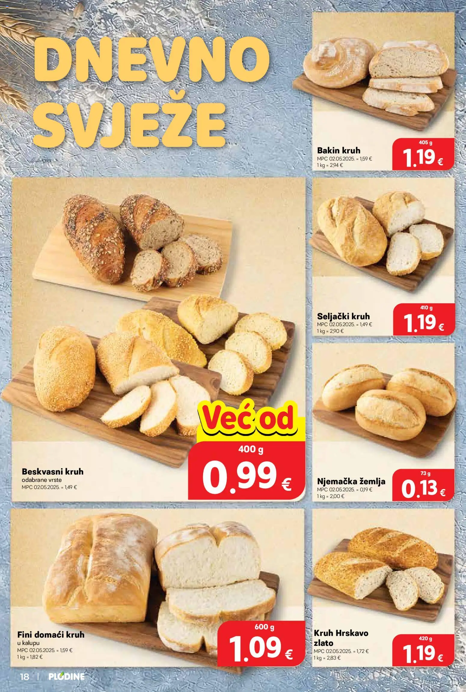 Plodine katalog | vrijedi od 01.07.2026 | Stranica: 18
