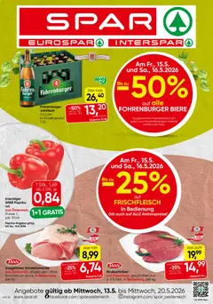 Spar Flugblatt - Vorarlberg ab 13.05.2026 gültig