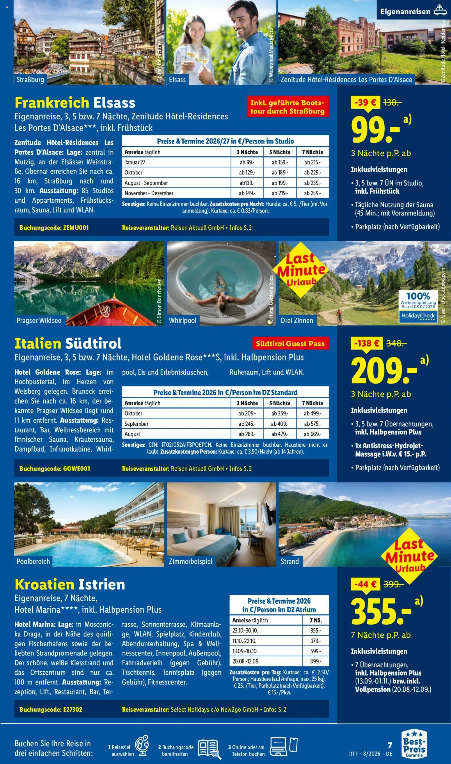 Lidl Reisen Prospekt – gültig ab 12.08.2026 | Seite: 7