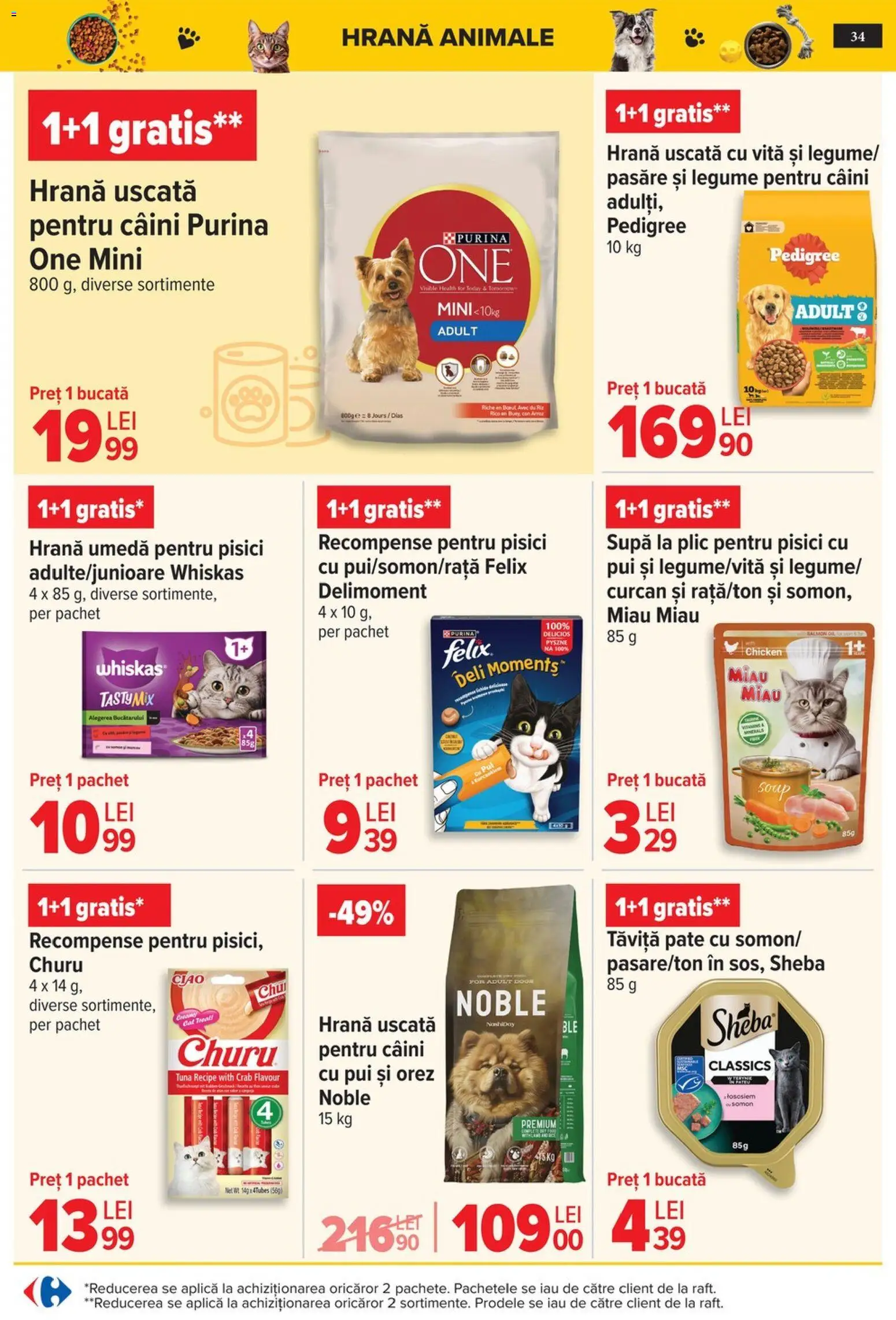 Noul catalog Carrefour – valabil de la 06.05.2026 | Pagină: 37 | Produse: Hacıyatmaz Kedi Oyuncağı, Pate, Orez, Legume
