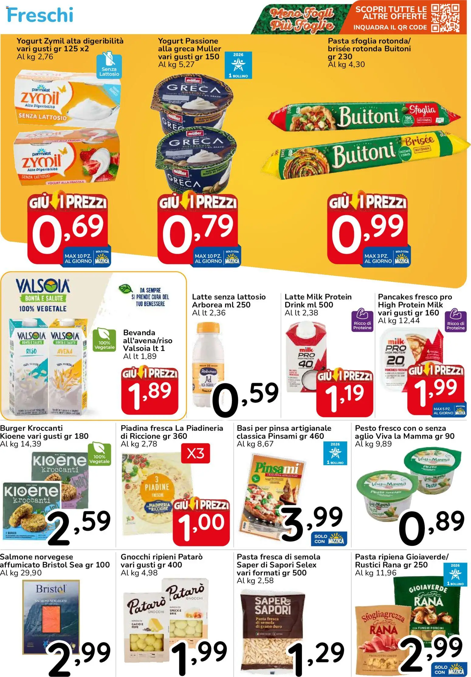 Volantino Famila del 15/10/2026 | Pagina: 12 | Prodotti: Aglio, Pesto, Gnocchi, Senza lattosio