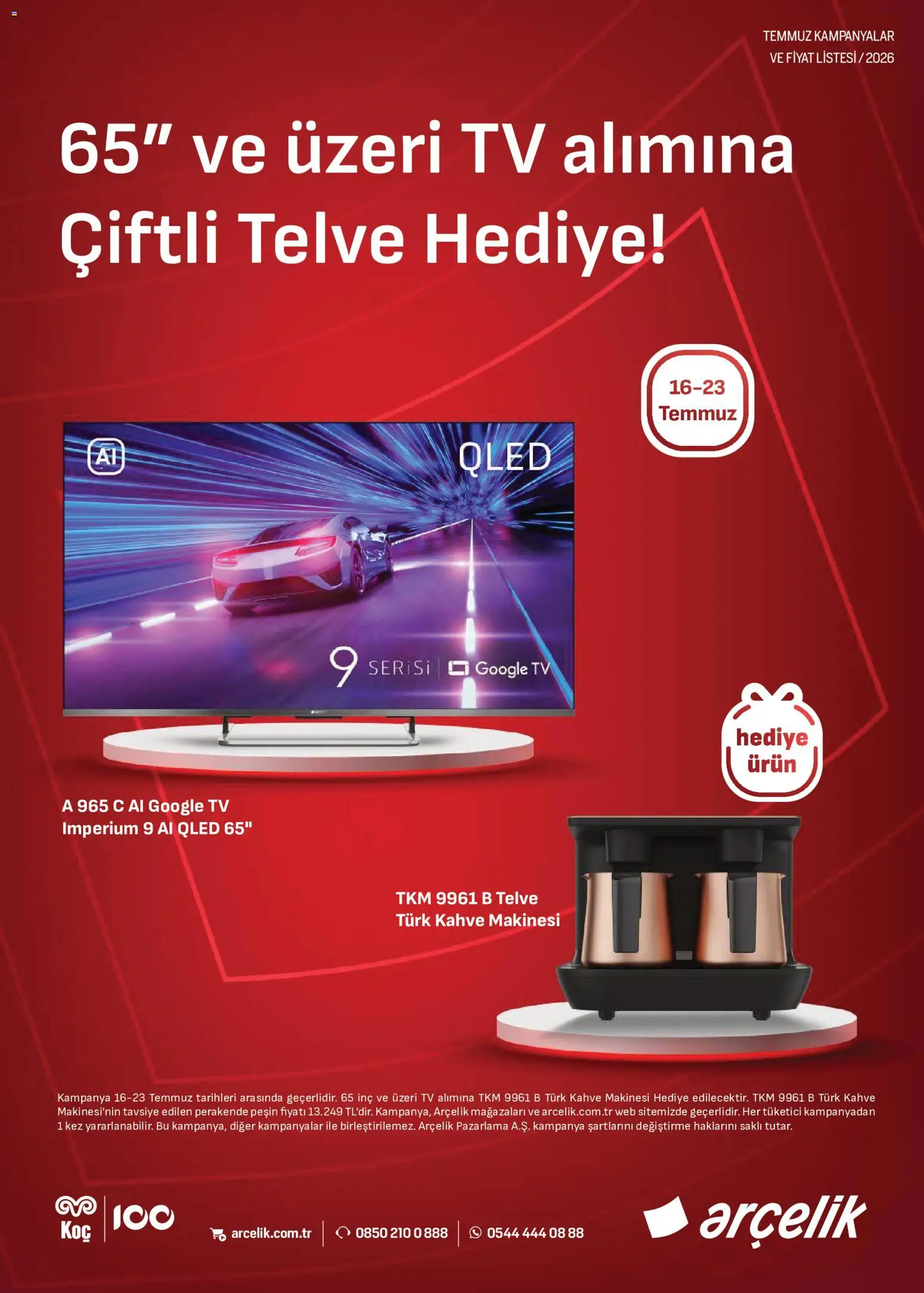 Arçelik Katalog - 16 Temmuz 2026 tarihinden itibaren geçerlidir | Sayfa: 3