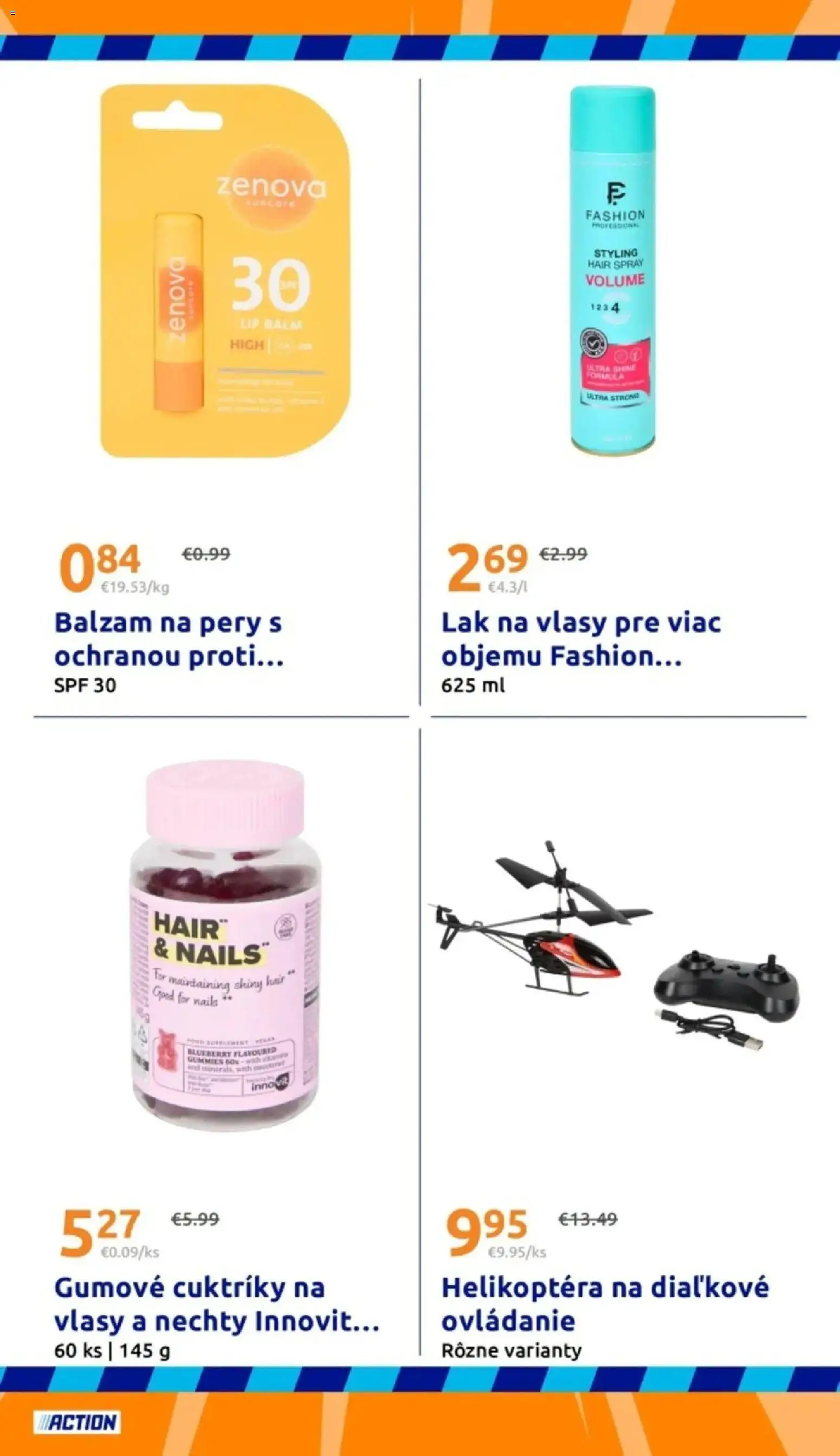 Nové Action akcie – leták je platný od 20.05.2026 | Strana: 22 | Produkty: Lak na vlasy