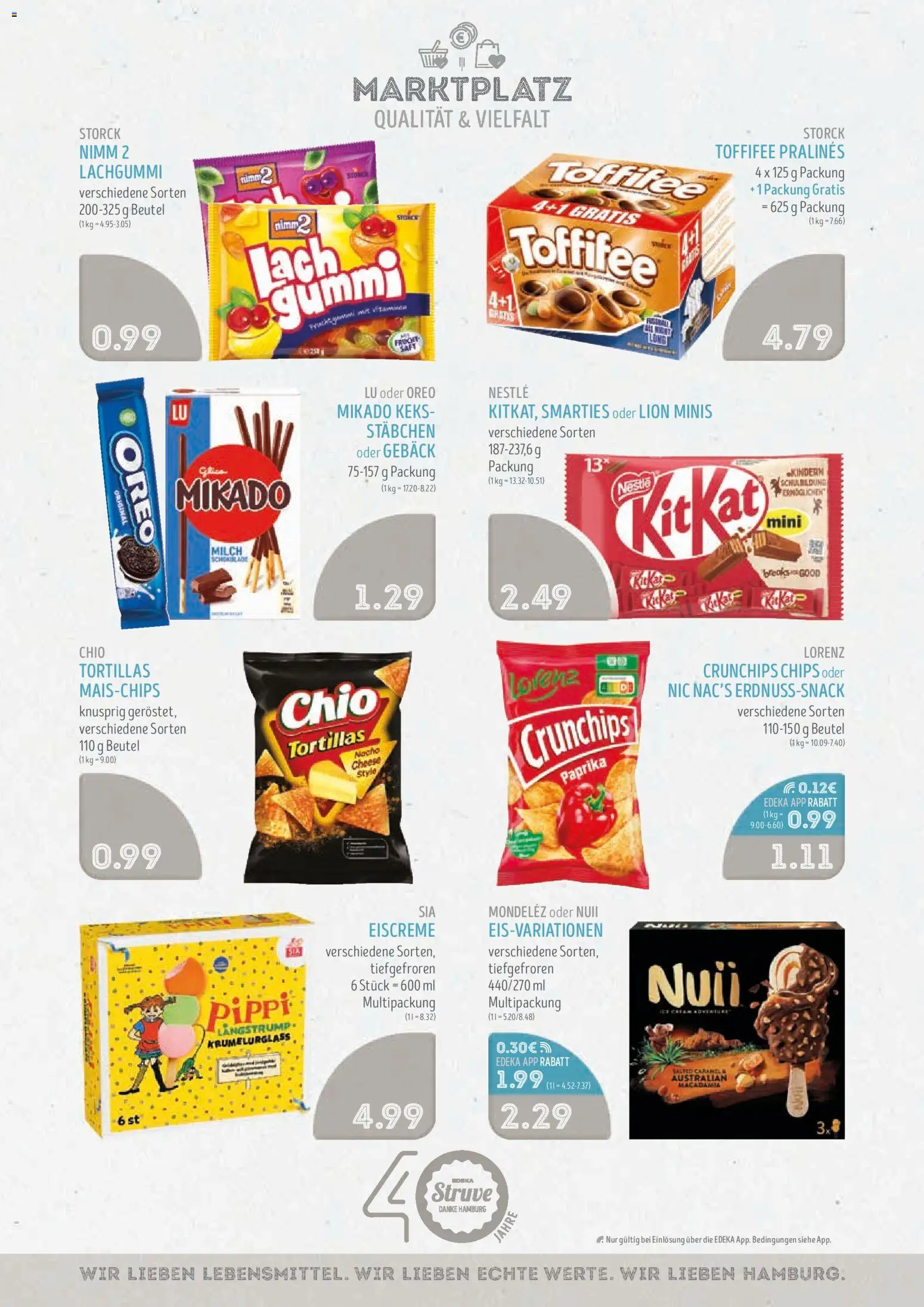 Edeka Struve Prospekt 	 – gültig ab 26.05.2026 | Seite: 13 | Produkte: Milch, Smarties, Paprika, Chips