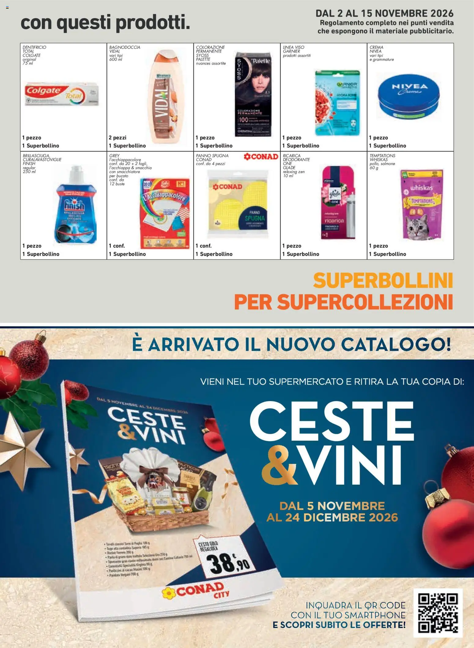 Volantino Conad del 04/11/2026 | Pagina: 19 | Prodotti: Crema, Smacchiatore, Smartphone, Doccia