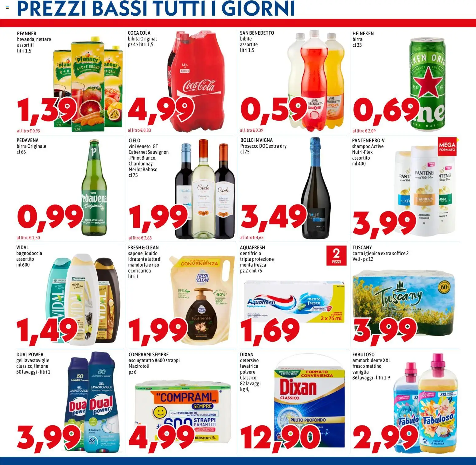 Volantino Mega del 20/08/2026 | Pagina: 11 | Prodotti: Vaniglia, Shampoo, Birra, Ammorbidente