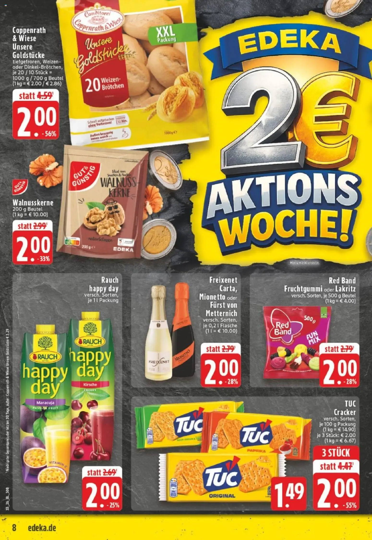 Edeka Prospekt Dortmund – gültig ab 10.08.2026 | Seite: 8 | Produkte: Freixenet, Paprika