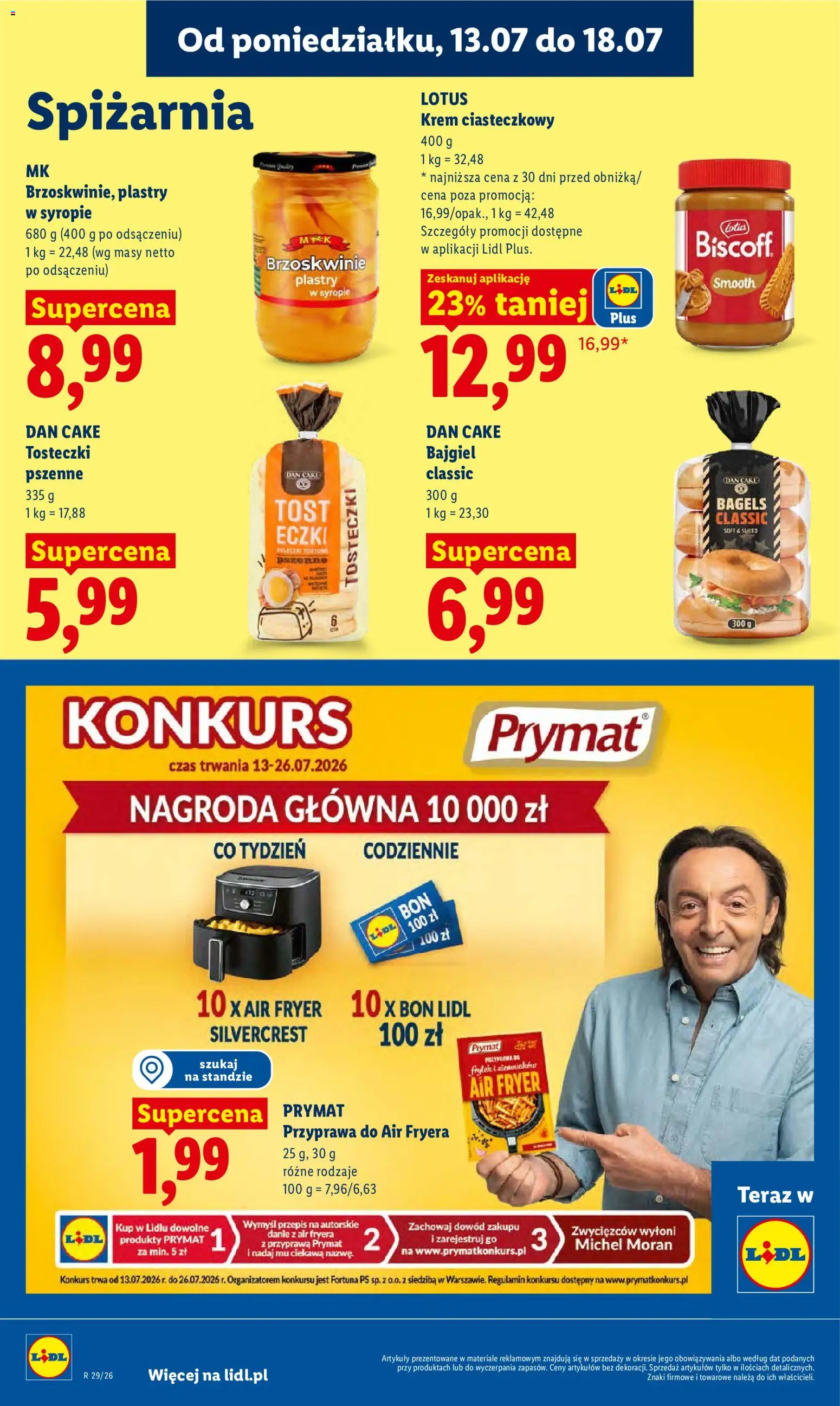 Lidl gazetka od 13.07.2026 | Strona: 88 | Produkty: Brzoskwinie, Krem