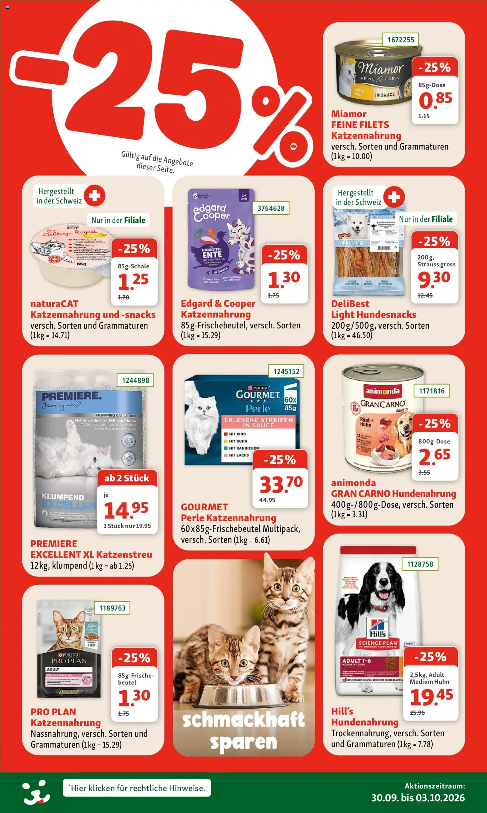 Fressnapf aktionen – gültig ab 30.09.2026 | Seite: 4 | Produkte: Kaninchen, Snacks, Lachs, Katzenstreu