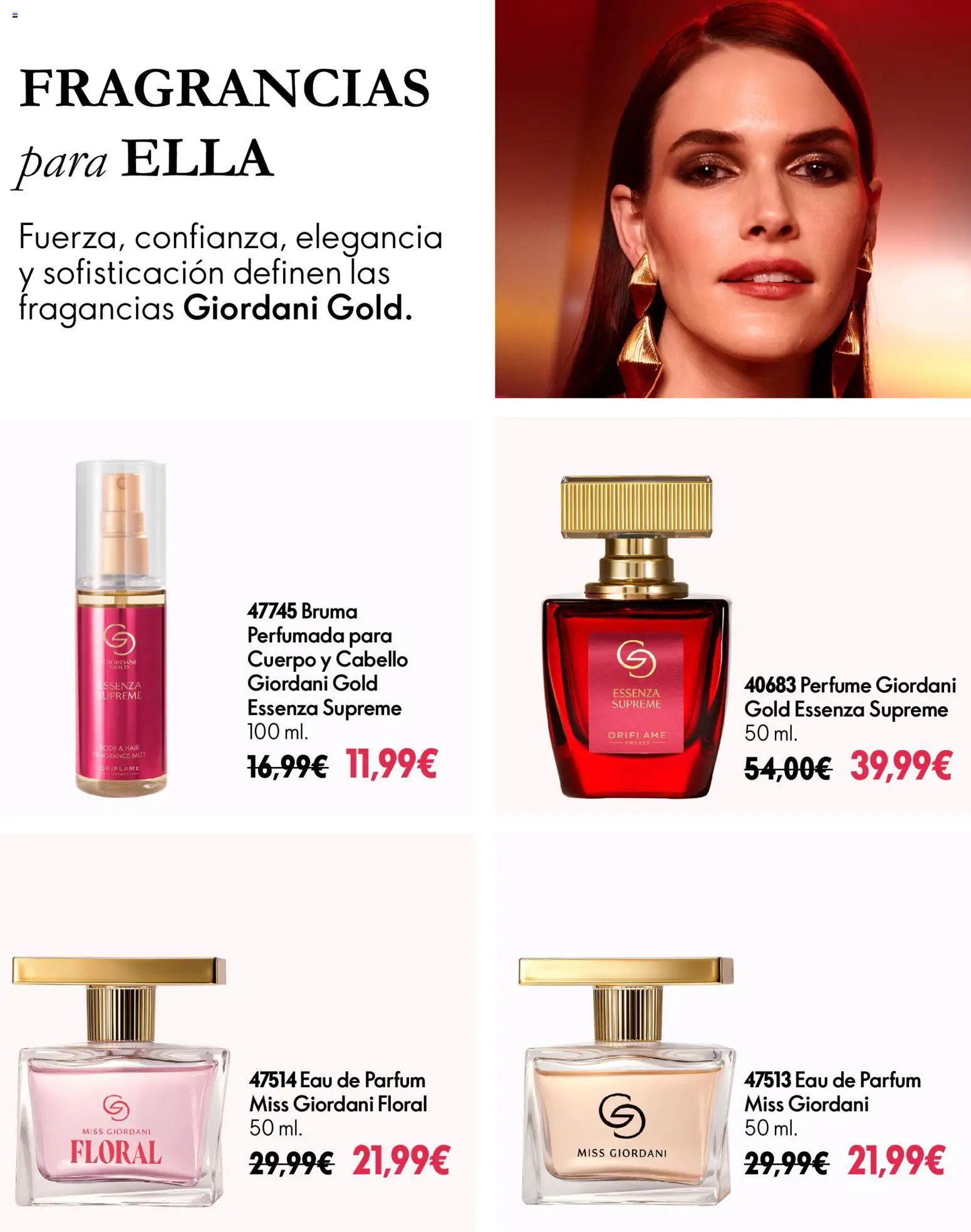 Oriflame Oferta Semanal Giordani Gold │ válido desde el 14/10/2026 | Página: 5 | Productos: Perfume, Bruma perfumada, Body, Eau de parfum