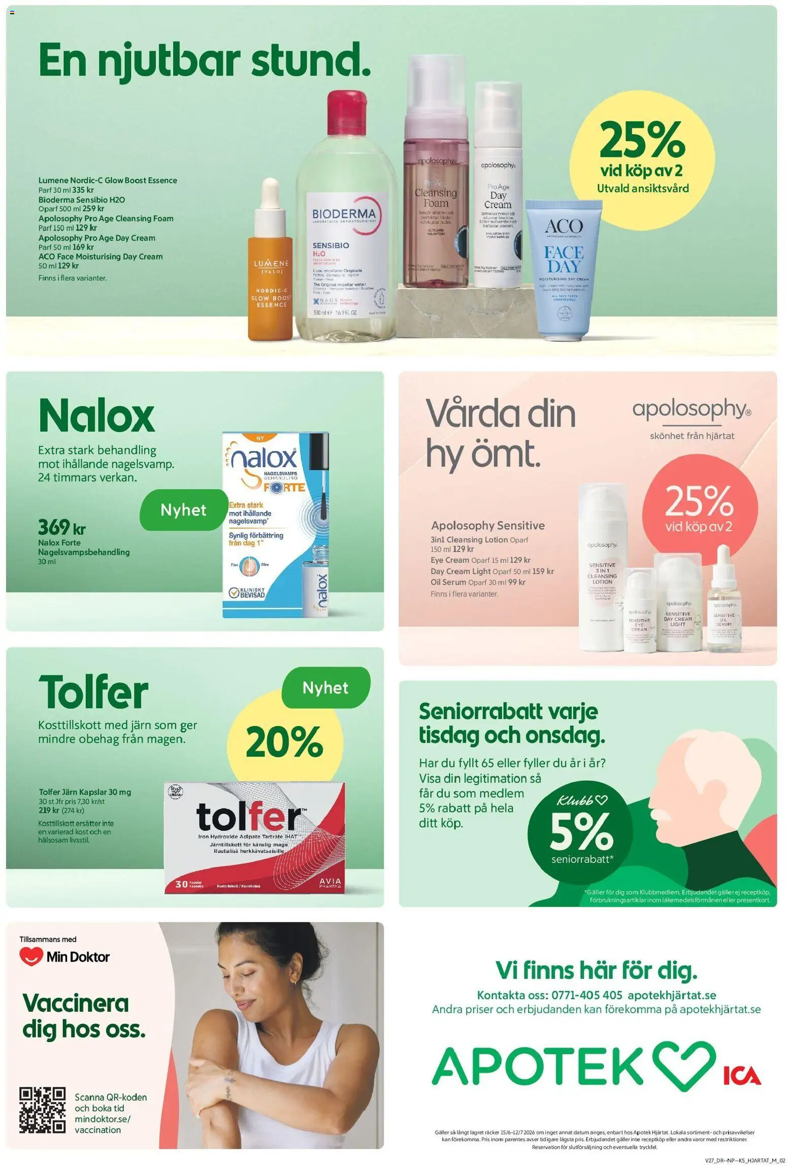 ICA Kvantum reklamblad aktuell från 29/06/2026 | Sida: 5 | Produkter: Järn, Galler, Serum