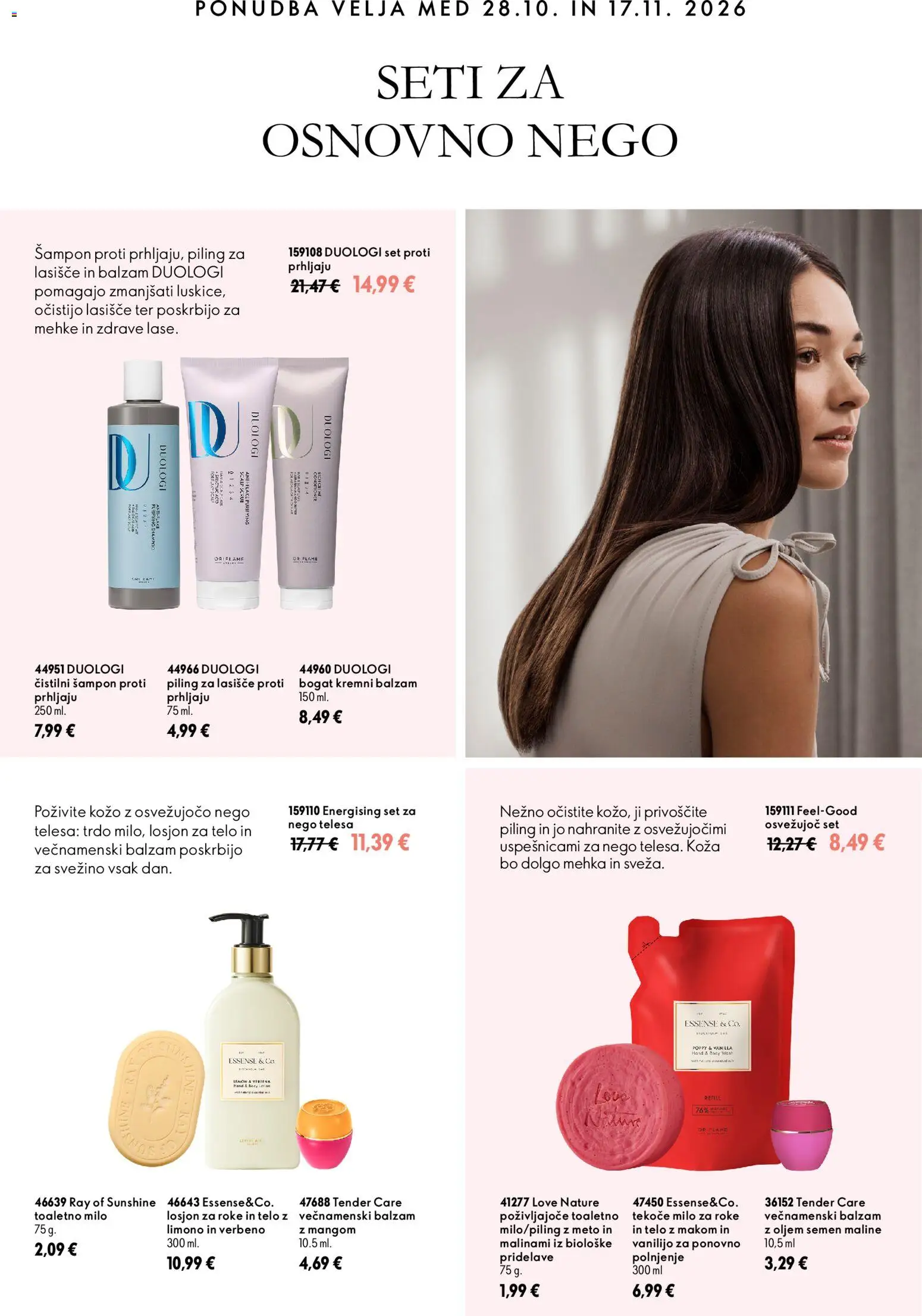 Novi Oriflame katalog ponudbe – veljaven od 28.10.2026 | Stran: 8 | Izdelki: Tekoče milo, Med, Piling, Maline
