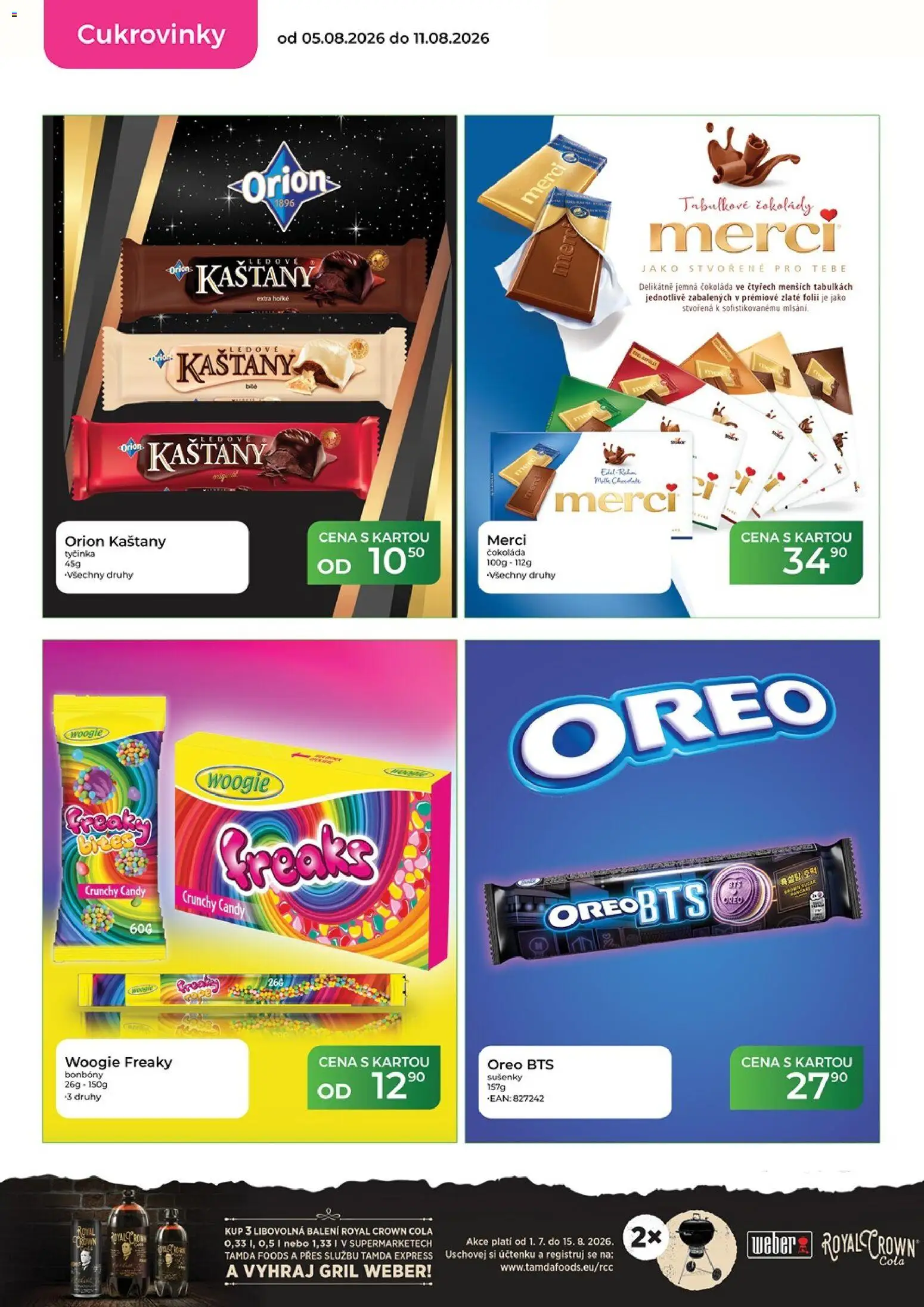 Tamda Foods leták od 05.08.2026 | Strana: 28 | Produkty: Čokoláda, Gril, Sušenky, Cola