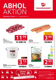 Transgourmet Flugblatt ab 14.09.2026 gültig