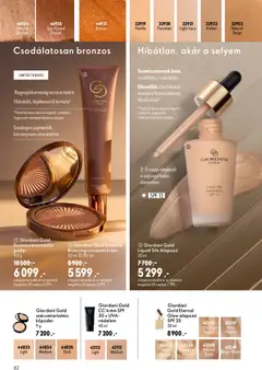Katalógus Oriflame 2026/12 - amely érvényes a következő dátumtól: 2026.08.19. | Oldal: 82 | Termékek: Púder, Alapozó, CC krém, Bronzosító
